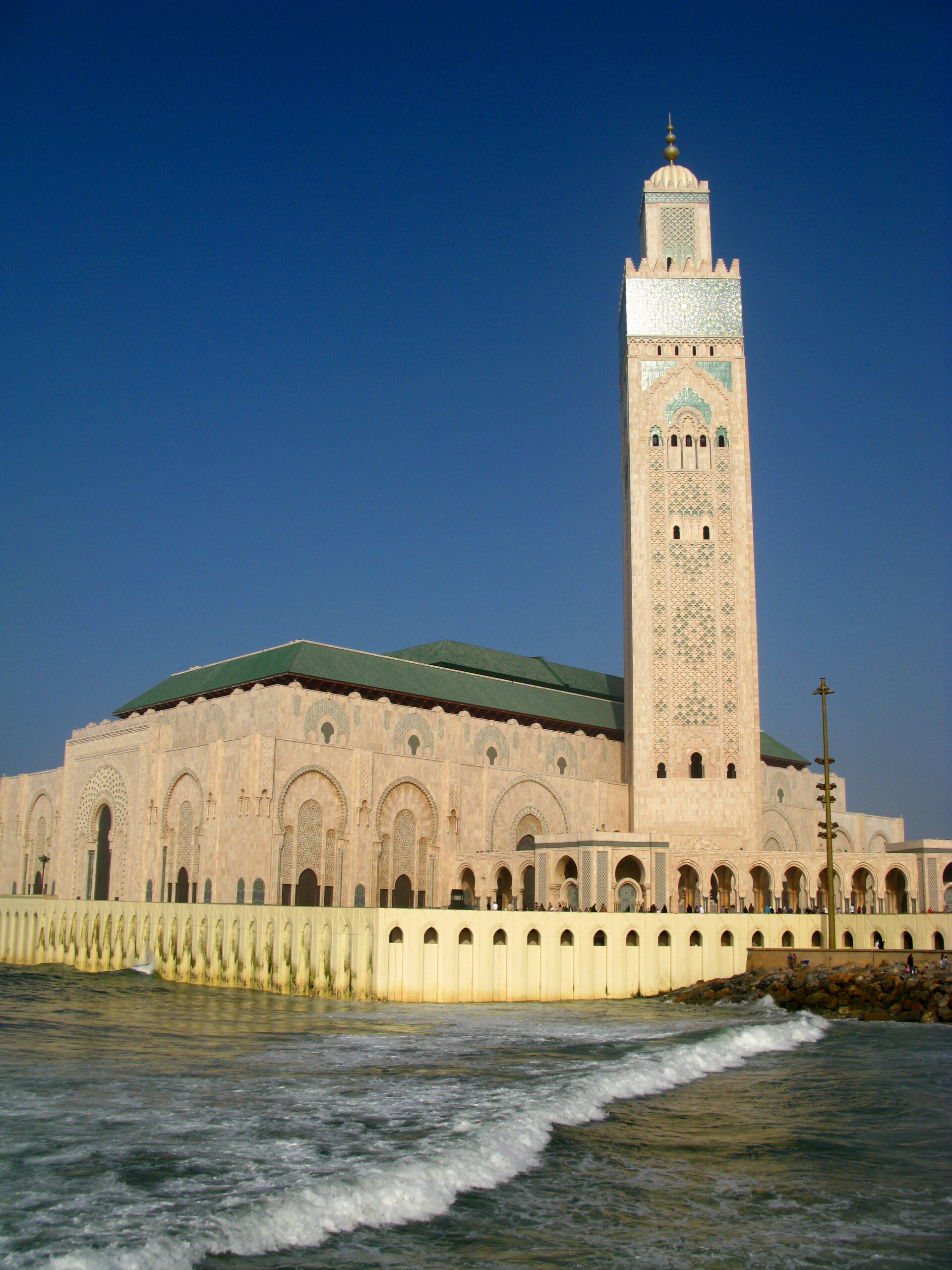the hassan ii mosque is a mosque in casablanca